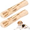 2Pcs Coffee Wood Dog Chew,Natural Wooden Bone Chewing Toy,Coffee Sticks for Dogs,Tree Root Teething Chews Stick Treats Dental Durable Cleaning Teeth Bones Chewers Toys,Low Fat,for Most Puppy Teething