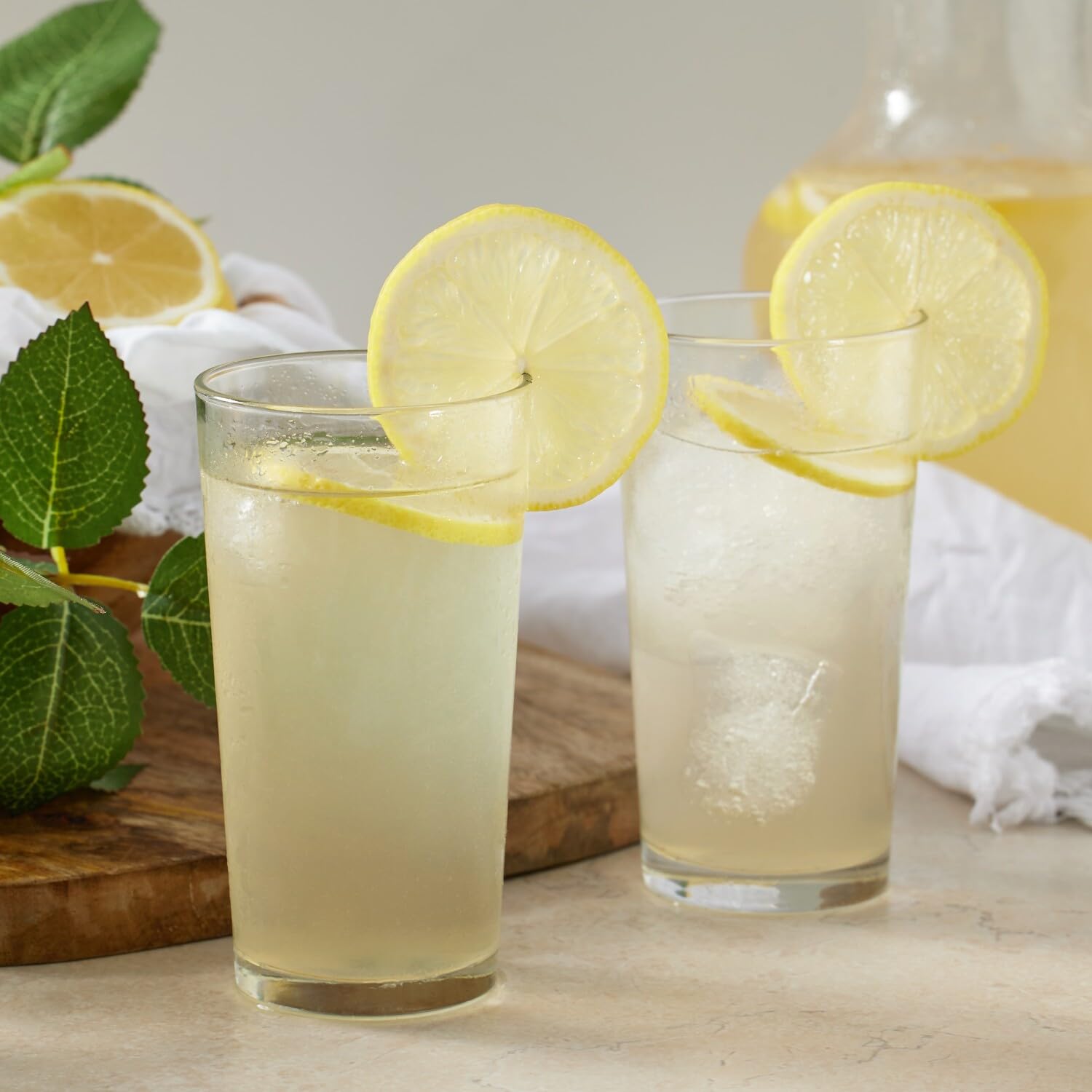 Prozis H2O 12 x 9 gr - Preparado instantáneo soluble para beber sin azúcares, muti sabores a elección (limonada fresca)