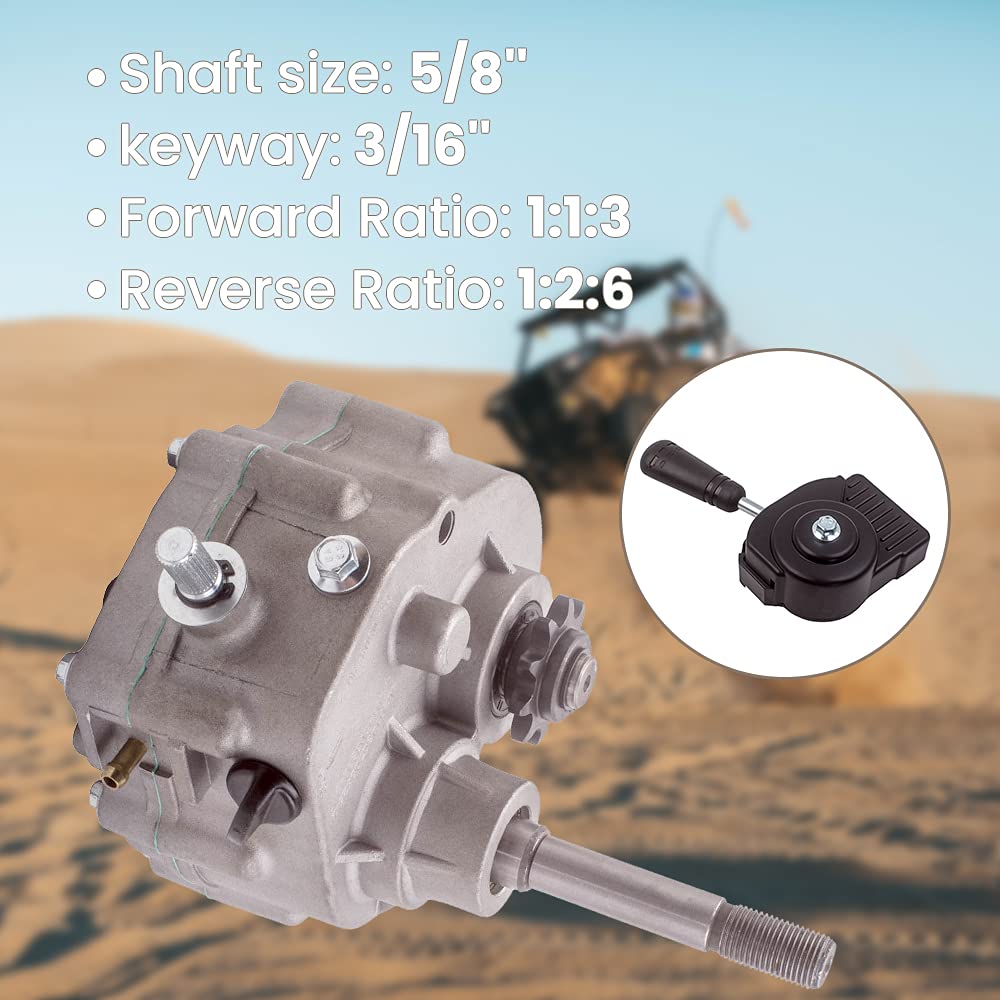 Tuningsworld Go Kart Reverse Gearbox Kit for 2HP13HP Engine 5/8 inch