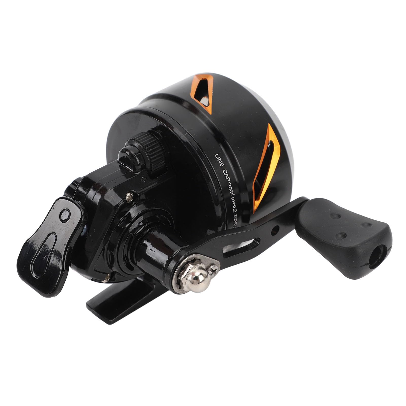 Moulinet de Pêche, Moulinet de Pêche en Eau Douce ou Salée, Haute Vitesse, Rapport de Vitesse 3,9: 1, Roulement 3 + 1, Poignée Réversible pour Récupération Gauche Droite,