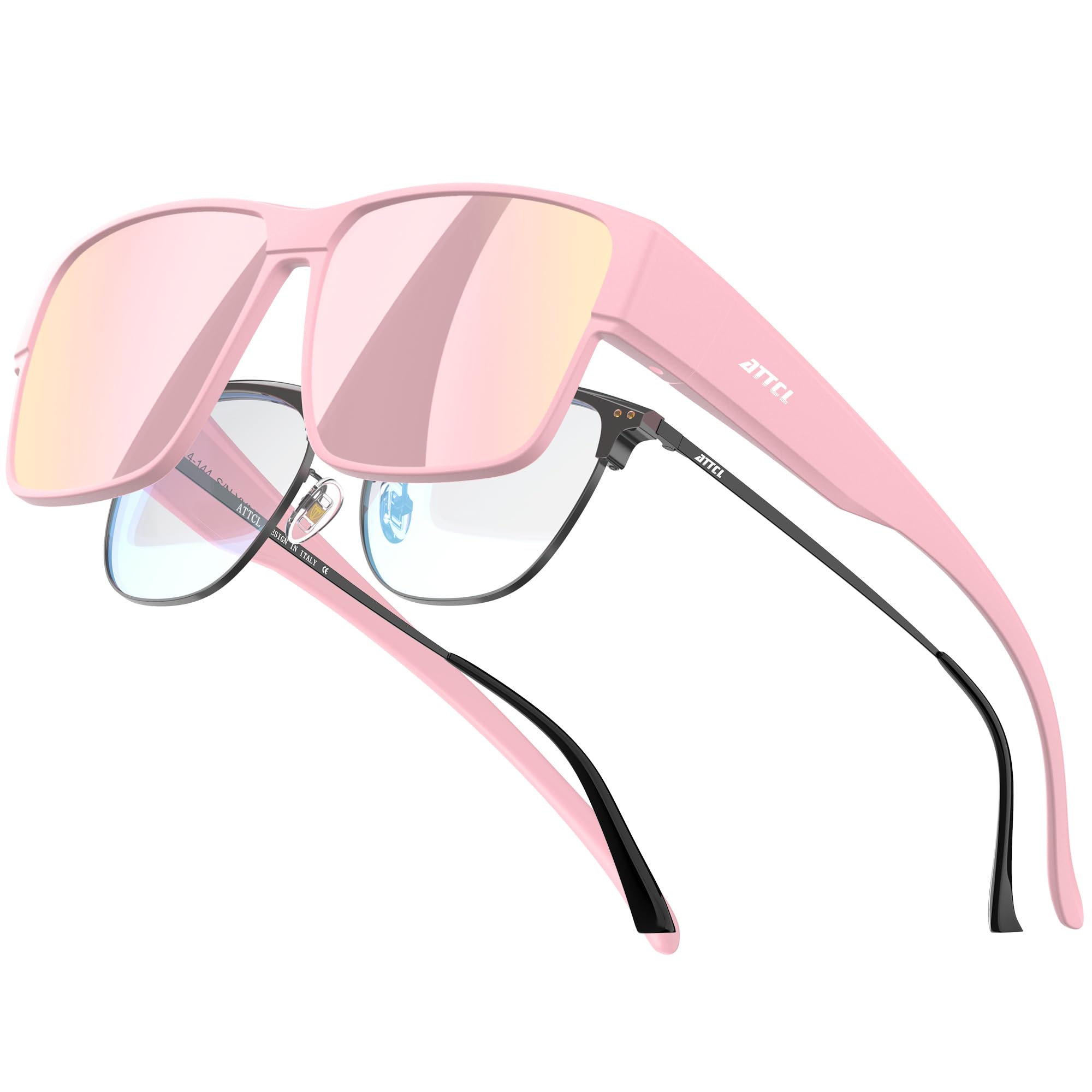 ATTCL 20g Polarised Fit Over Sunglasses for Men Women UV400 Oversized TR90