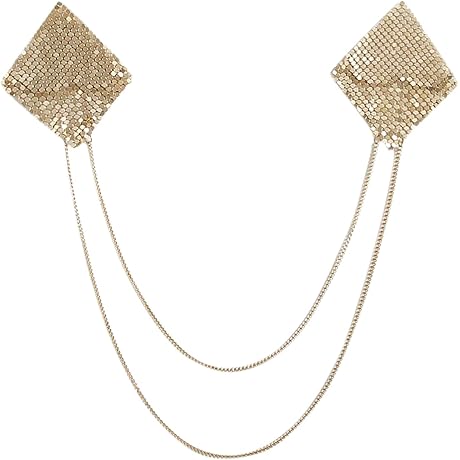 Reusable Shimmering Gold Nipple Covers