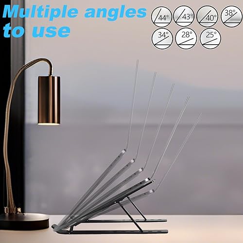Miniatura 6 de Soporte portátil para laptop, soporte ergonómico para laptop, soporte desmontable para portátil compatible con MacBook, Dell, Lenovo más portátiles