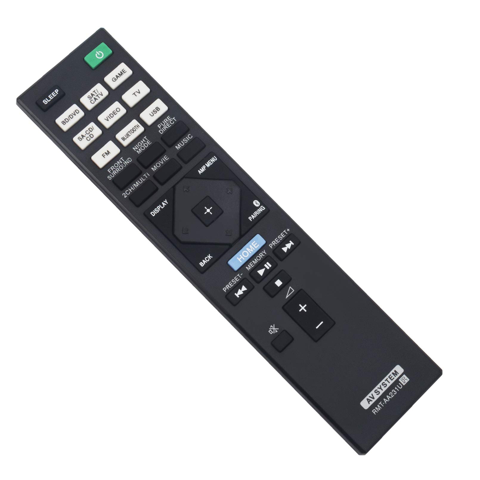 Amazon.com: RMT-AA231U Replacement Remote Control fit for Sony