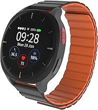 Audar E2 Health Monitor Smartwatch for Elderly Heart Rate Monitor, Blood Pressure, SpO2, Temperature, Cadut, SOS GPS Alarm, Data via Cloud IoT Platform, IP67 (10 Days)