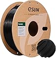 eSUN High Speed PLA+ Filament 1.75mm, 3D Printer Filament Speedy PLA Plus for Fast Printing, Dimensional Accuracy +/- 0.03mm, 1KG Cardboard Spool (2.2 LBS) 3D Printing Filament for 3D Printers, Black