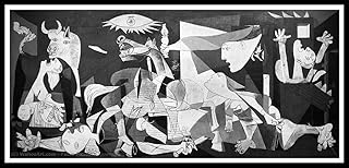 SYSMYXGS DIY Painting by Numbers Kits for Adults Beginners Paint by Numbers Set with Brushes Acrylic Pigment Oil Painting Canvas Wall ArtsHome Decor Gifts — Guernica
