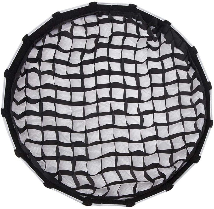 Aputure Light Dome III Studio Reflector Softbox with All-New Quick-Folding Design Bowens Mount with Diffuser Honeycomb Grid Gel Holder Carry Bag- 3ft (90cm) Quick-Setup Softbox