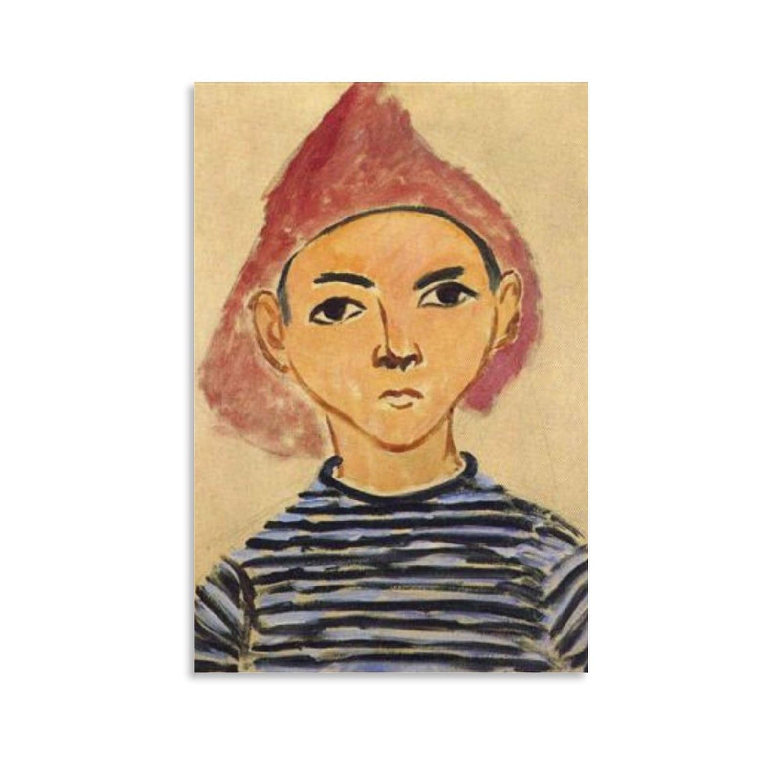 SXDMOUBK Henri Matisse Portrait of Pierre Print - Famous Painting Poster Artworks Picture Wall Art Canvas Decor Home Decorative 20x30inch(50x75cm)