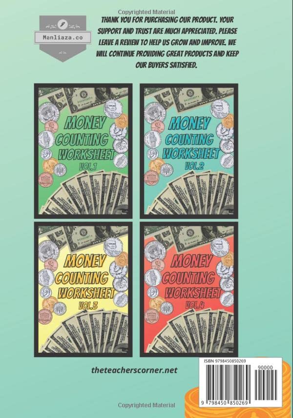 Money Counting Worksheet: Dollars and Cents - Vol. 2 - Image 2