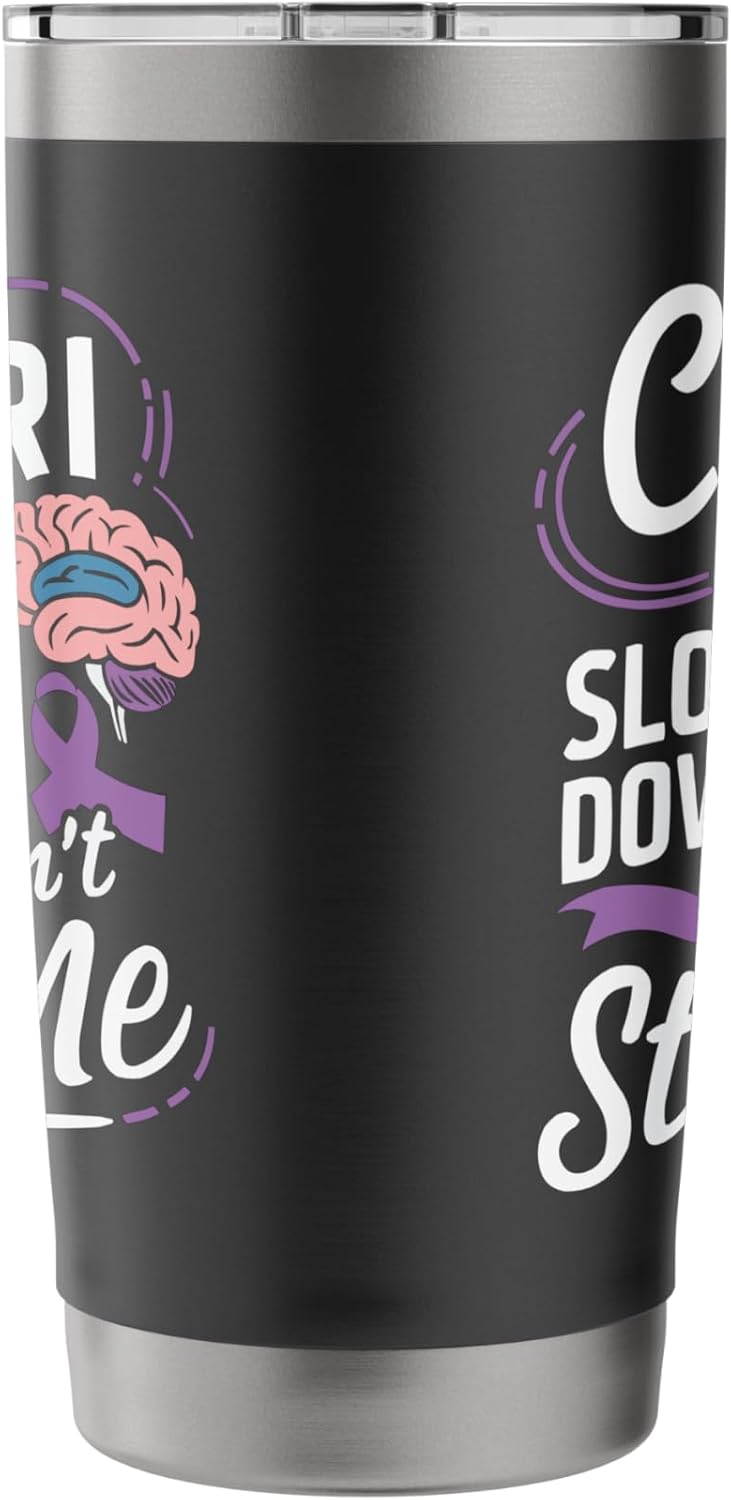 Arnold Chiari Malformation Awareness Brain Disease Stainless Steel Insulated Tumbler - Image 2