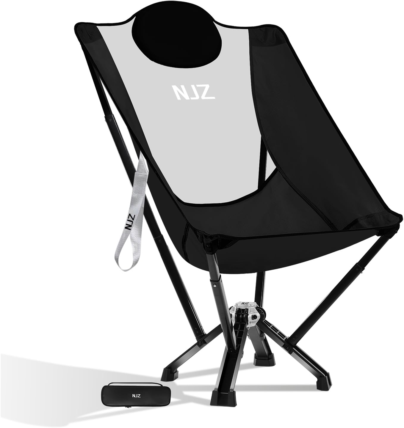 High-Back Folding Chair for Indoor & Outdoor Use — Comfortable High-Back Support, Easy One-Piece Setup, Stable Aluminum Frame, Portable Chair for Backyard, Camping & Everyday Relaxation