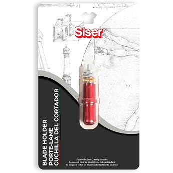 Siser Knife Holder for Juliet and Romeo Plotter Compatible with 45&deg; and 60&deg; Blades Made of Anodized Aluminium Ideal for Cutti