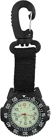 Carteiras de relógio de bolso esportivo para homens, mosquetão digital, relógio, mosquetão, quartzo, carteira masculina