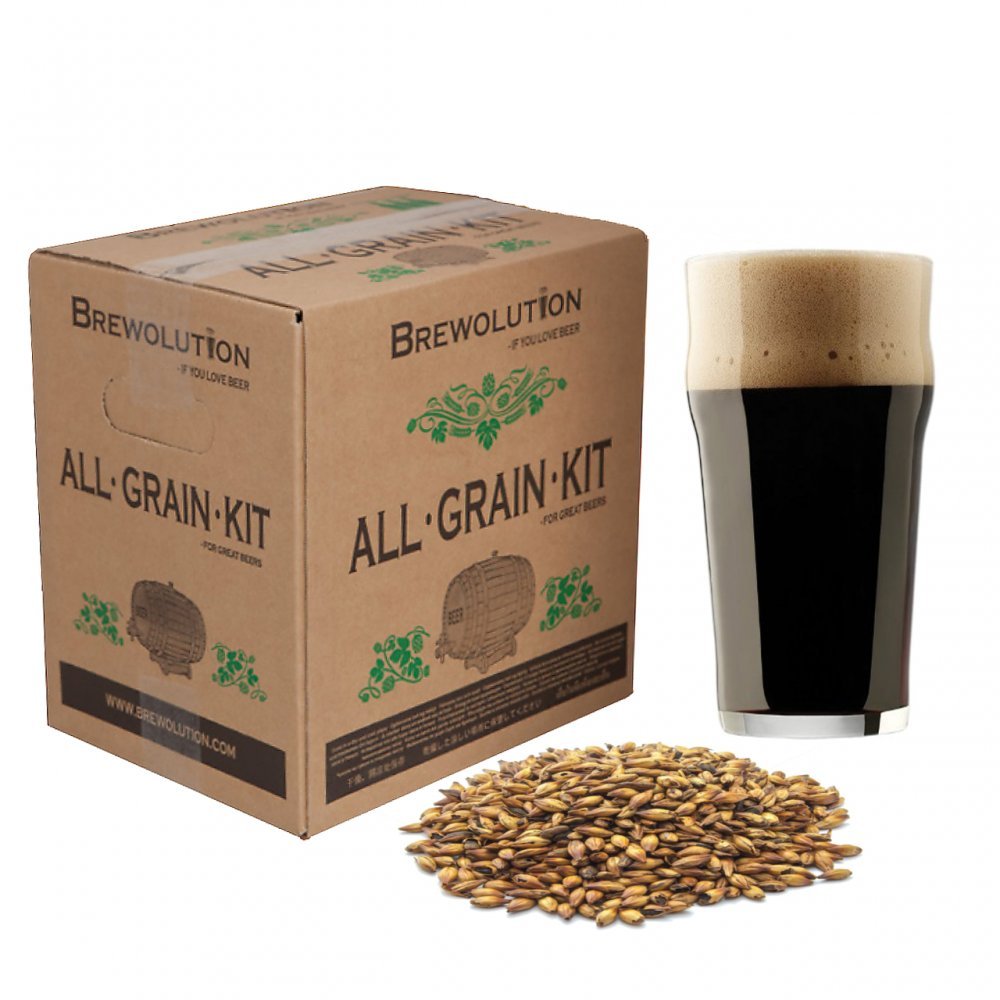 Brewolution All Grain Home Brew Beer Refill Kit - Irish Oil