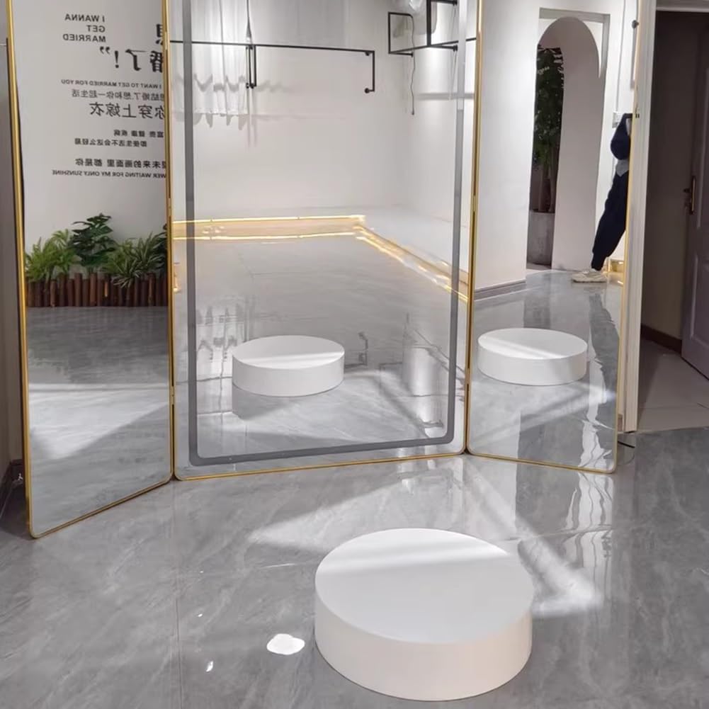 Riser per Negozio di Abiti da Sposa - Piedistallo espositivo Rotondo, Piattaforma per Eventi, Streaming Live, Zoccoli cilindrici per Negozi di Abbigliamento per esposizi