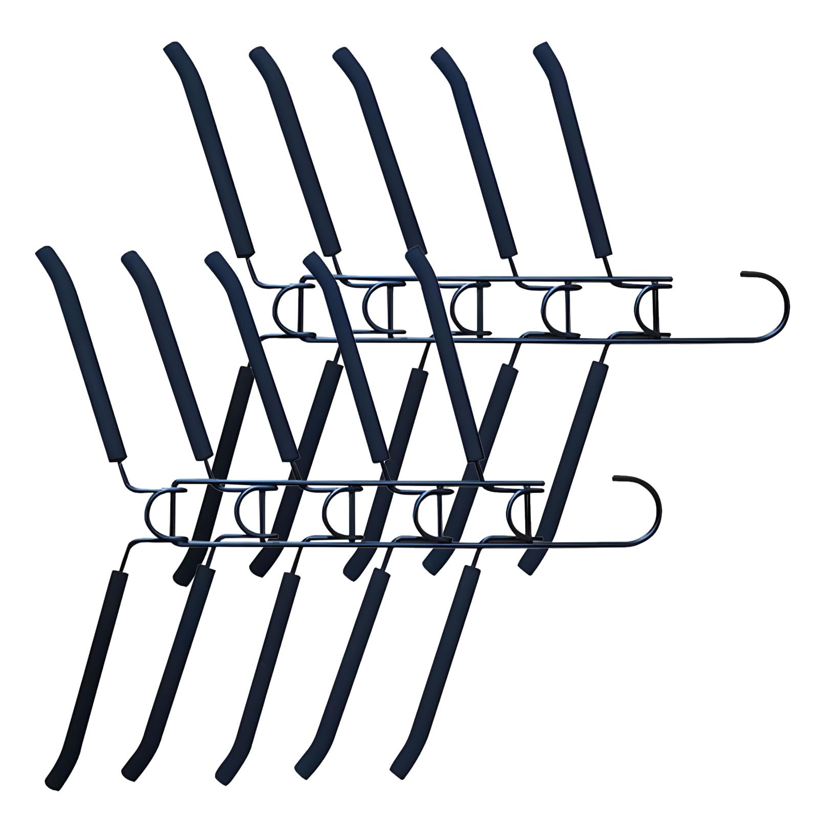 OSNIYAW Of 2 Durablity Versatile Position Garment Racks for Efficient Closet Storage Compact Wardrobe Hanger
