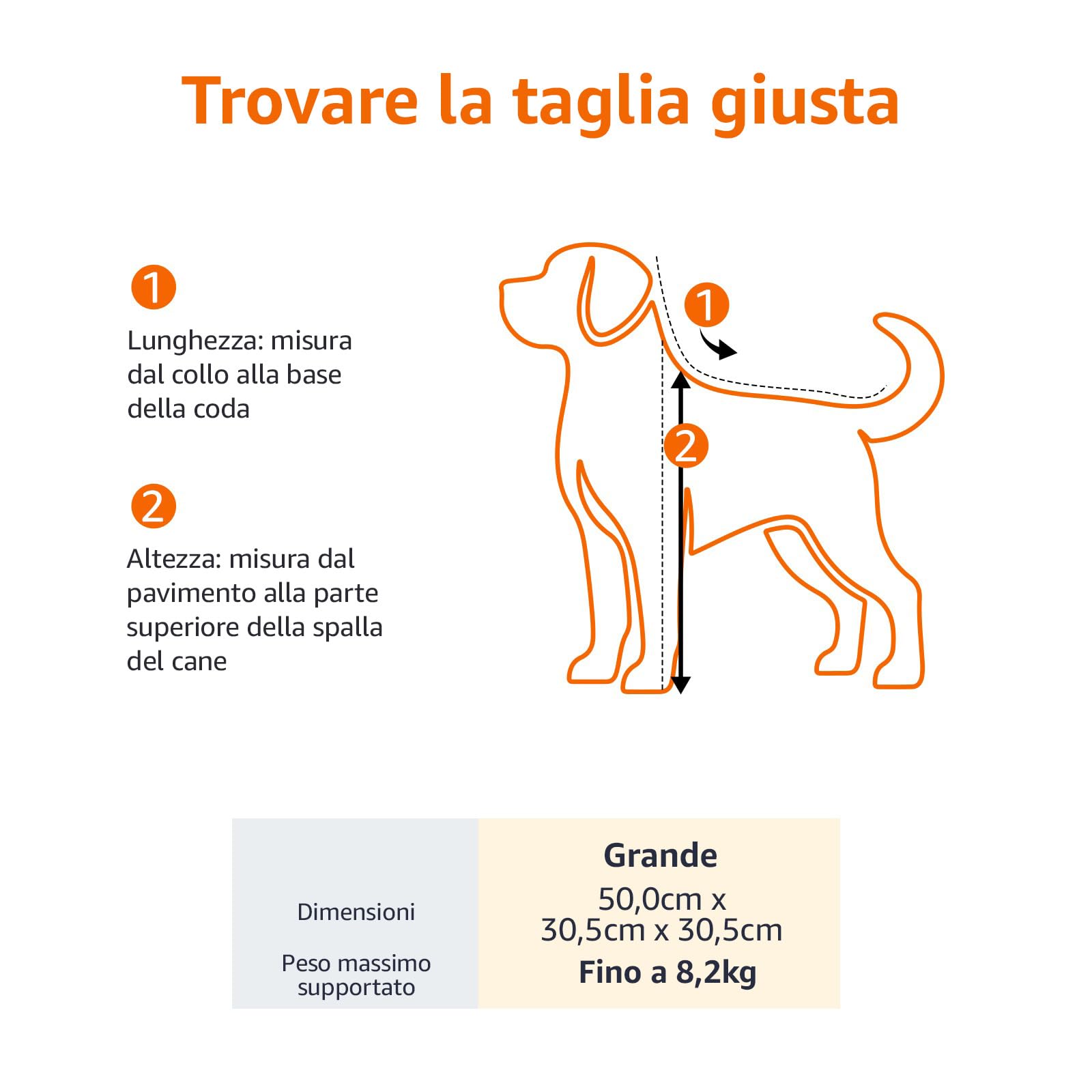 Amazon Basics Trasportino Morbido per Cani,Gatti - Grande, Nero, L 50 x P 26 x H 28 cm