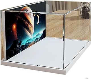 Acrylic Display Case Box Compatible Lego 76254 Raccoon's Spaceship Model , Protection, Dustproof Display Case Gift Model, Transparen,Compatible with Lego (Only Display Case )