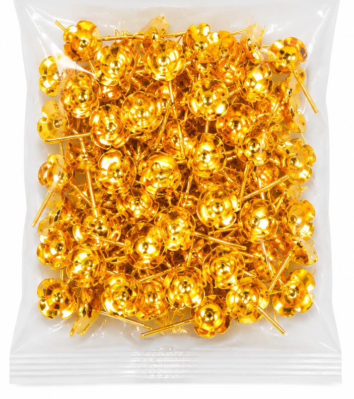 Sri Balaji's Gold Flowers, 108 pcs | For Lakshmi Devi Pooja-image-8