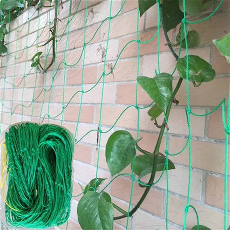 Nylon Mesh Anti-Bird Netting - Garden Protective Net for Vegetables Fruits Flowers & Climbing Plants - Durable Rattan Climbing Support (0.9 x 1.8m)