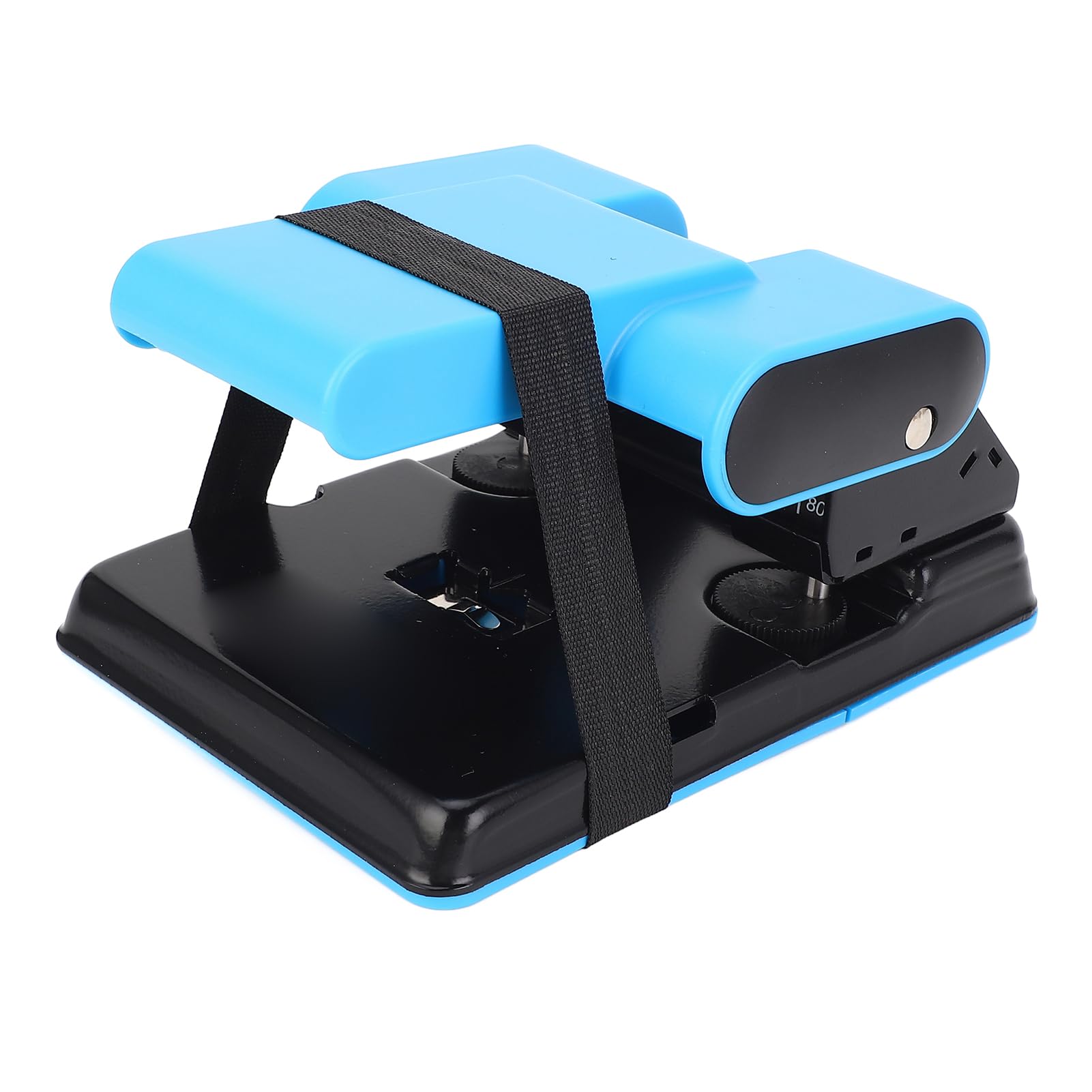 Perforatrice professionale a 2 fori, capacità di 70 fogli, con guida in metallo, righello per carta A4, uso ufficio, struttura in lega ABS, spaziatura 70 mm, 80 mm.
