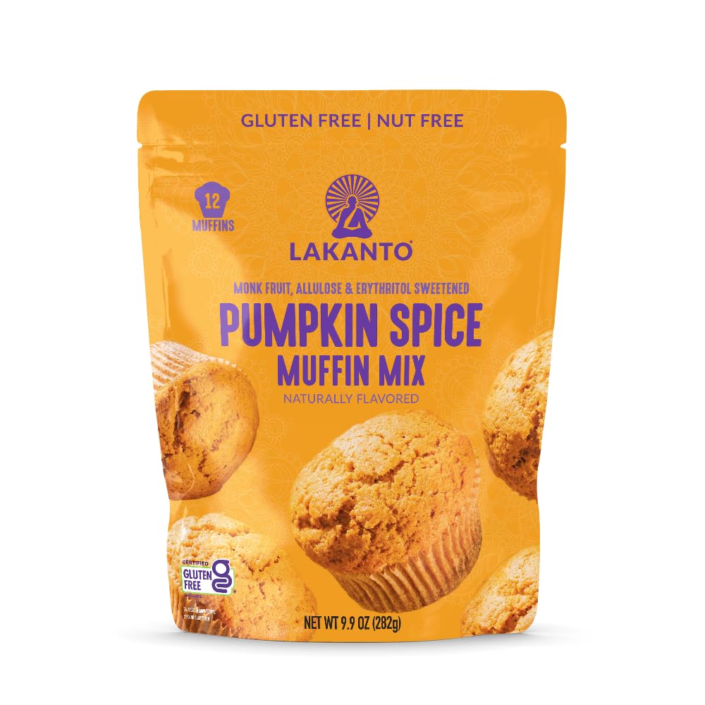 Lakanto - Muffin Mix Gf Pmkn Spc - CS of 8-9.9 OZ
