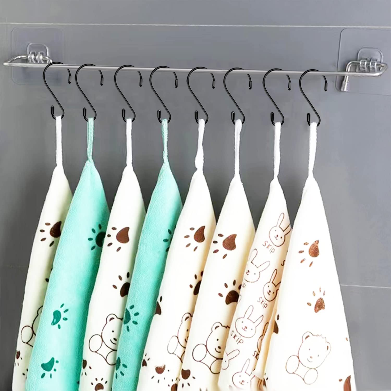 Lot De 30 Crochets En S à Suspendre, 8 Cm En Acier Inoxydable En Forme De S Pour Accrocher Des Casseroles Et Poêles, Plantes, Jeans, Vêtements, Bijoux, Serviettes, Tasses (noir