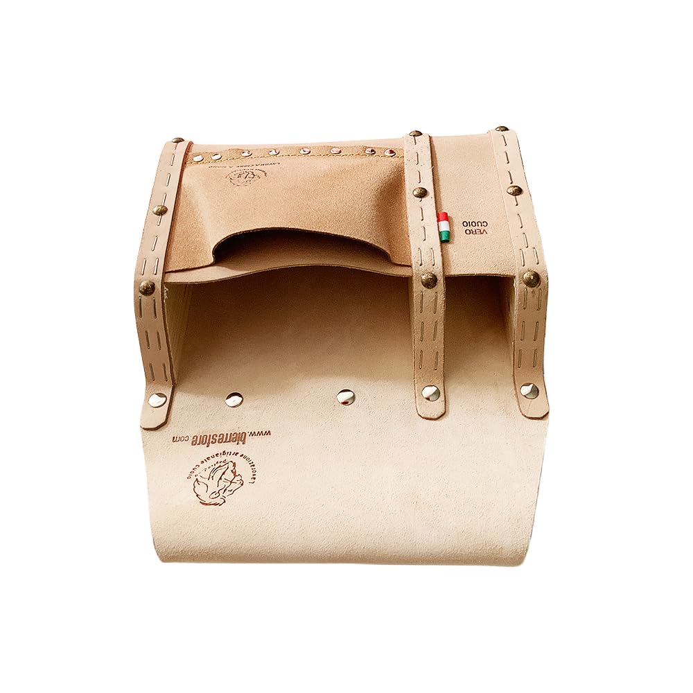 BORSA DA CARPENTIERE IN CUOIO PORTATTREZZI MADE IN ITALY ARTIGINALE