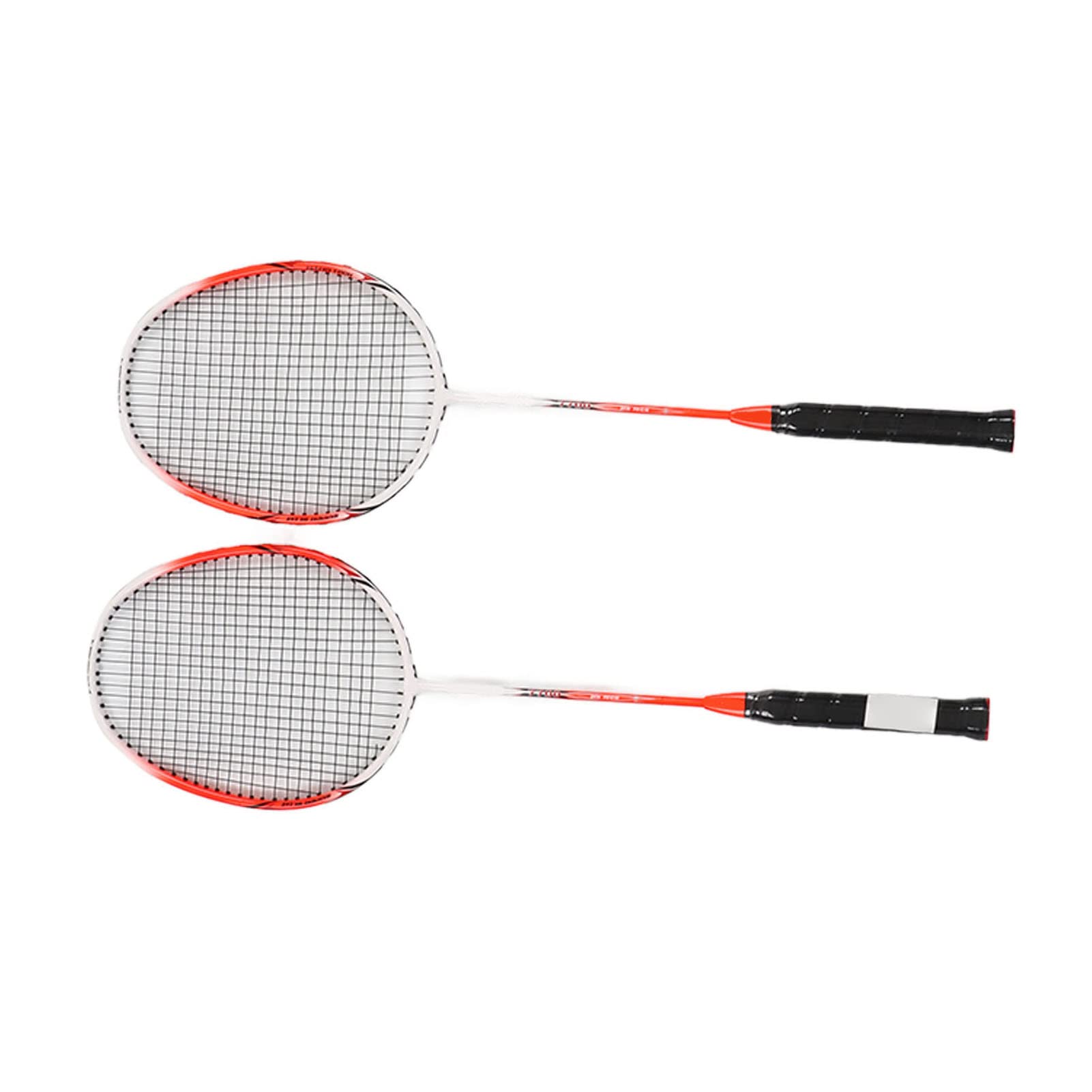 Racchette da Badminton Leggere e Resistenti, Set per Sport All'aria Aperta, Acciaio Al Carbonio Legato per Adulti, 2 Pezzi