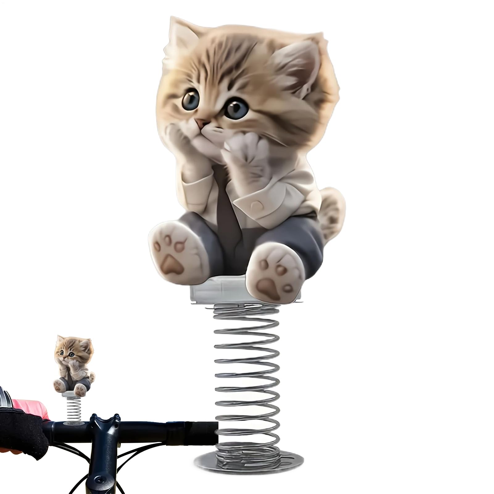 Gatto auto 12 g acrilico ornamento auto statuetta decorazione divertente accessorio interni regalo
