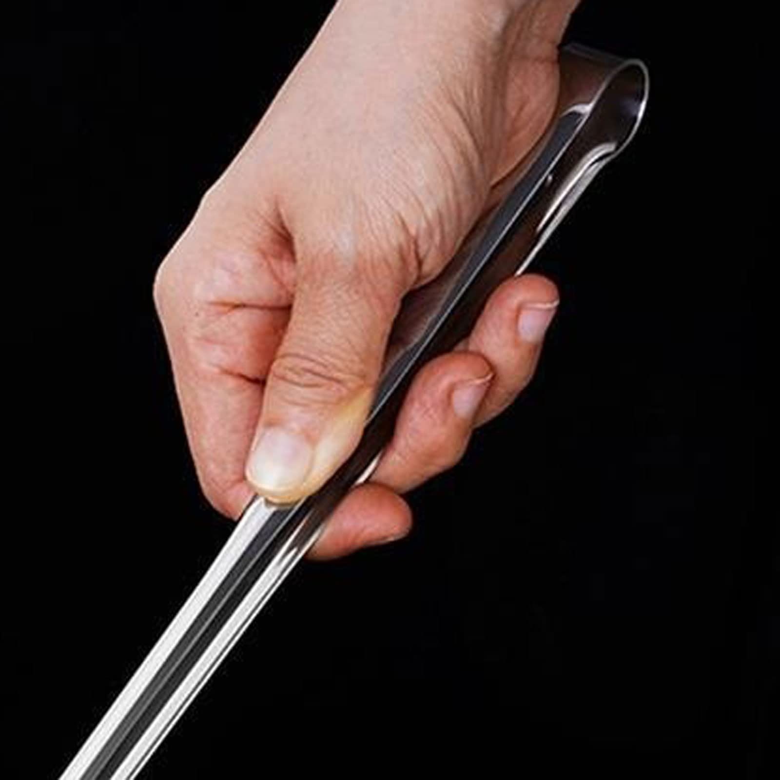 Pinzas para alimentos IceTongs, pinzas para servir de acero inoxidable antiadherentes, pinzas para barbacoa, pinzas para carne, herramientas para barbacoa, accesorios, pinzas para utensilios de cocina