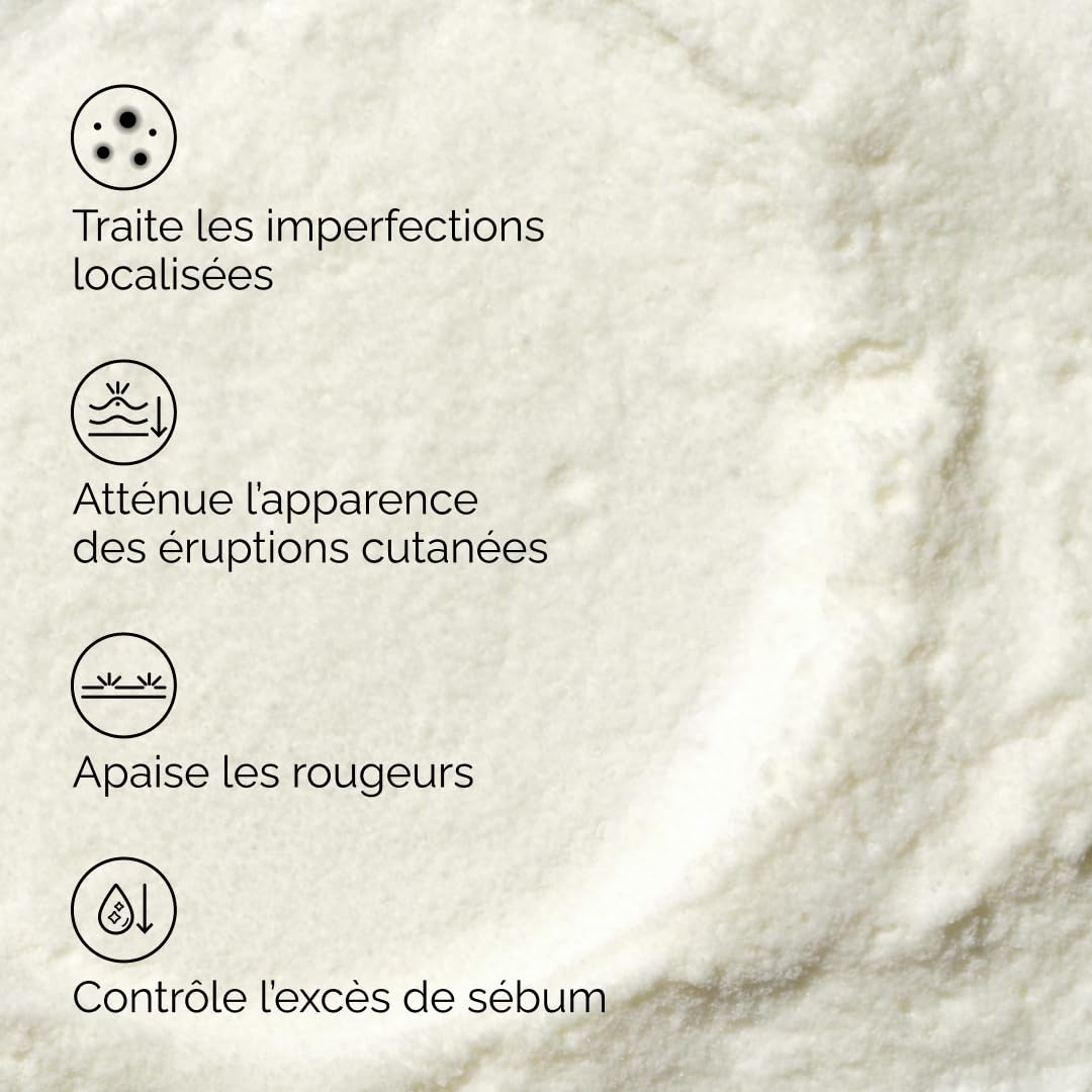 The Ordinary Concentré Crème-en-Poudre de Soufre 10%, Traitement ciblé des imperfections, permet de réduire l'apparence des éruptions cutanées, 5 g