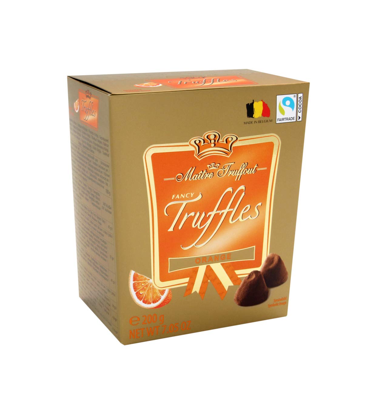 Pralinki Fancy Gold Truffles Orange 200 g, 1 szt. w opakowaniu