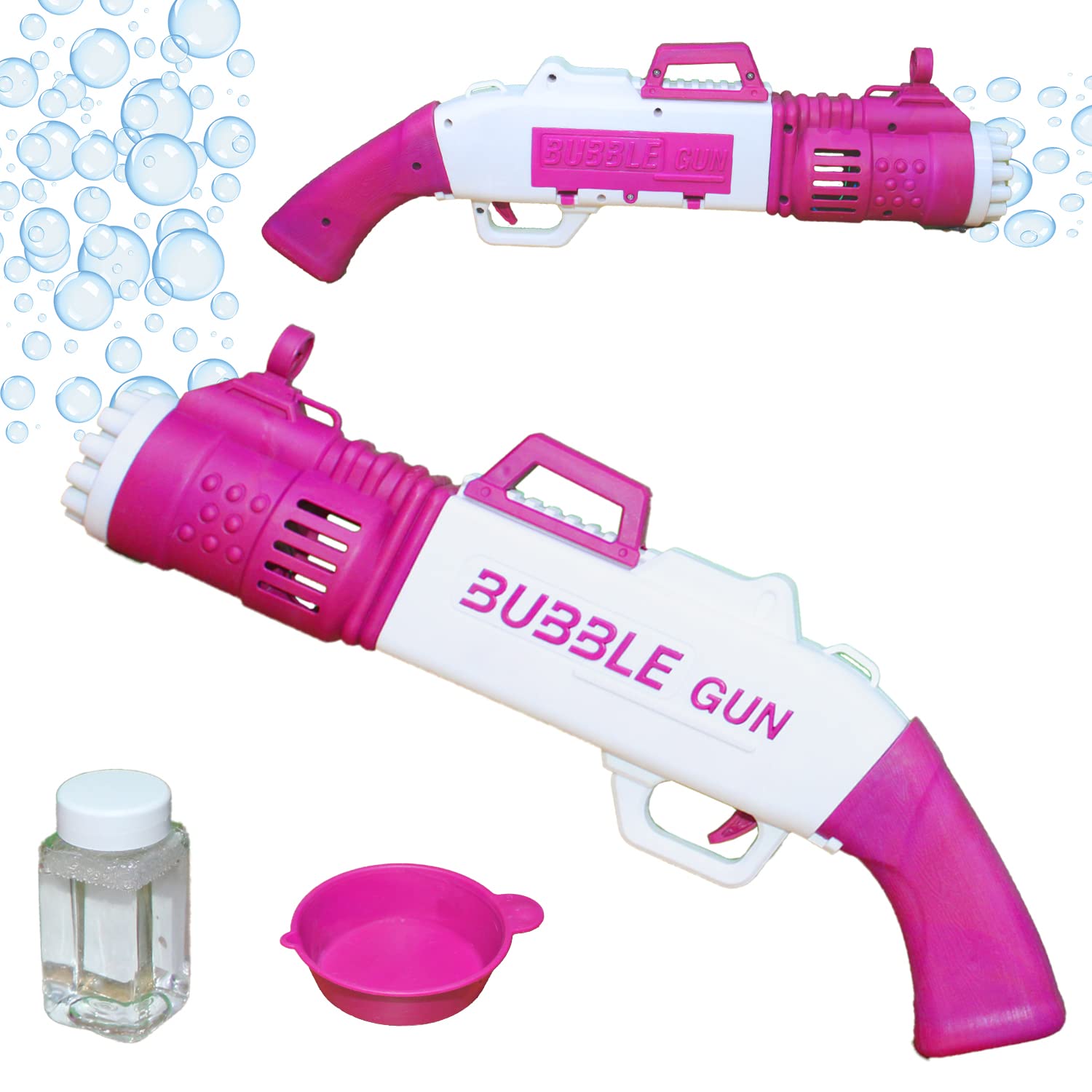JVM Electronic Bubble Gun Cool Bubble Making Toy Gun and Bubble Liquid Bottles. (B07CTQCS1V) Amazon Price History, Amazon Price Tracker
