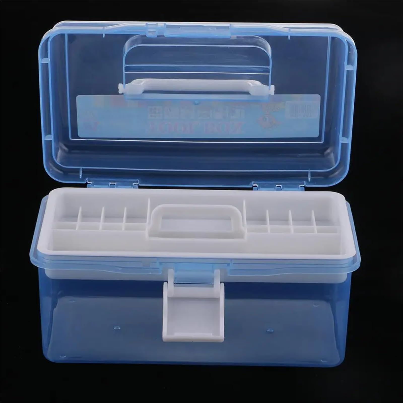 Scatola da cucito Strato di plastica for cucire Pittura Cassetta degli attrezzi Custodia Organizer Cestini