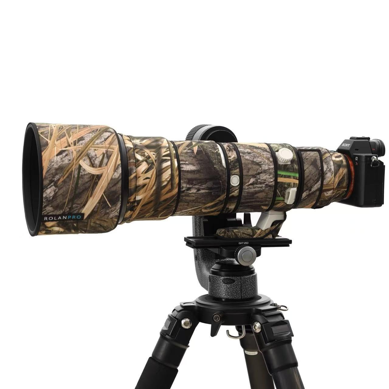 Rolanpro Objektivschutz für Sony FE 400-800 mm F6.3-8 G OSS Objektivschutz für Ihre Kameralinse, SEL400800G Regenschutz, Objektivschutzhülle, #49, Gras-Tarnmuster, wasserdicht