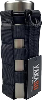 Tactical Water Bottle Pouch of Weave Design, MOLLE Bottle Holder Kettle Pouches Hydration Carrier Bag, Adjustable H20 Bottle Holster Waist Pack for Hydro Flask, Nalgene, Contigo Bottle