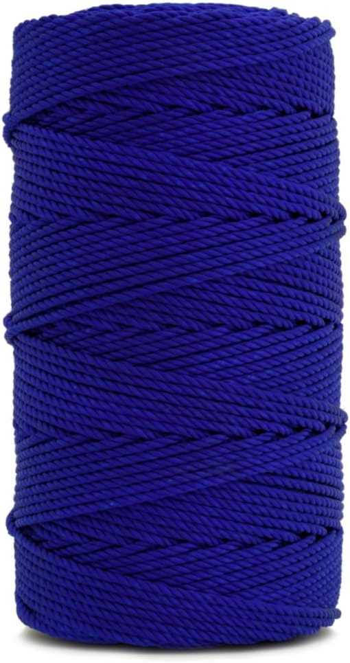 Rosary Twine, Twisted Nylon. Size #36, Blue, 1 lb 1-Pack