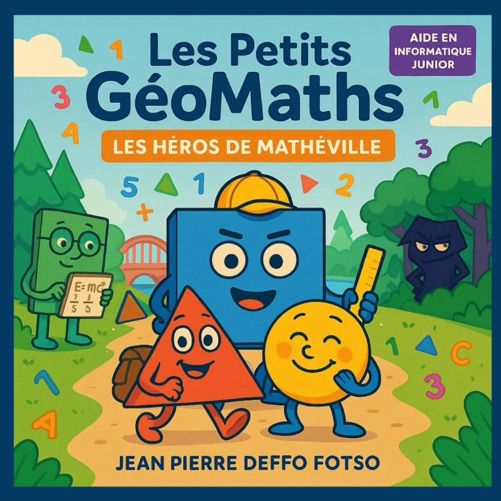 Les Petits GéoMaths : Les Héros de Mathéville : volume 1: Apprends les mathématiques en t’amusant :Additions, symétrie et logique pour enfants de 6 à ... Déssinées Educative Les aventures de Gallo)