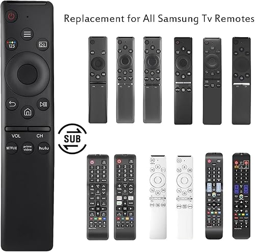 Miniatura 5 de Reemplazo remoto universal para todos los televisores Samsung, control remoto para Samsung Smart TV con 3 botones de acceso directo sin función de