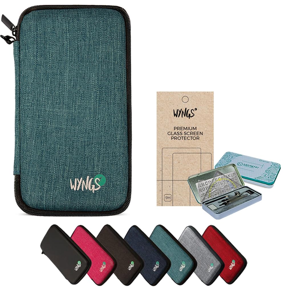 CALCUSO Accesorios Paquete Prémium Turquesa Compatible para Calculadora TI-36X Pro MultiView