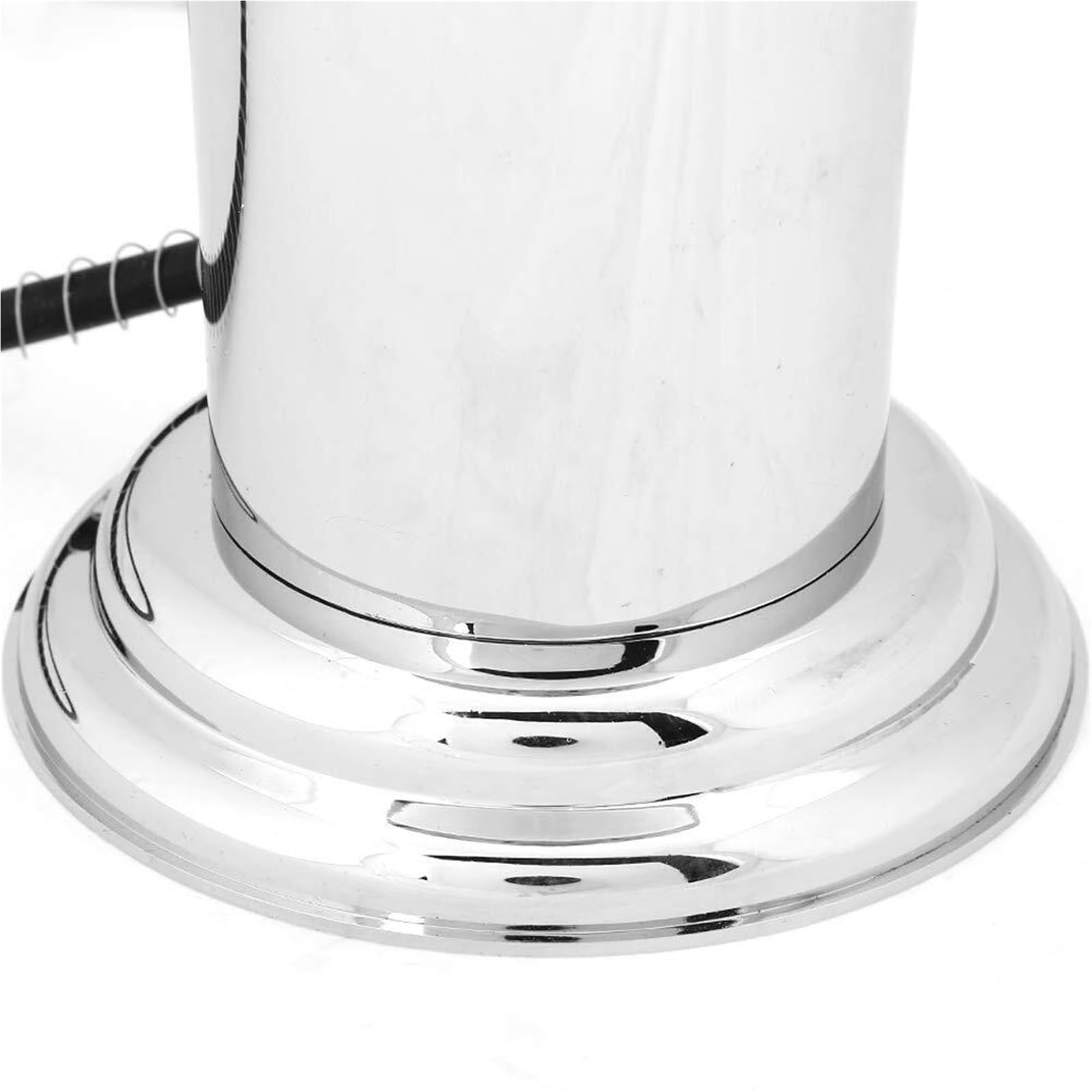 Ice Core Glas-Getränkespender, Bierturm-Spender mit Zapfsäule, silberfarben, 9 x 49 cm