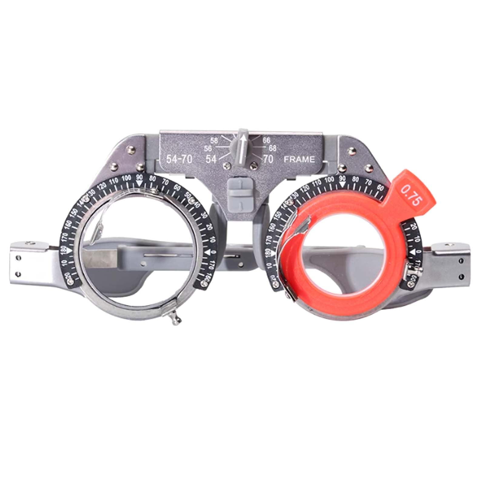 Oprawki Okularów Próbnych ze Stopu Tytanu do Optometrii, Regulowana Odległość źrenic, Okulary Krótkowzroczne, Narzędzie do Wykrywania Wzroku (54-70mm)