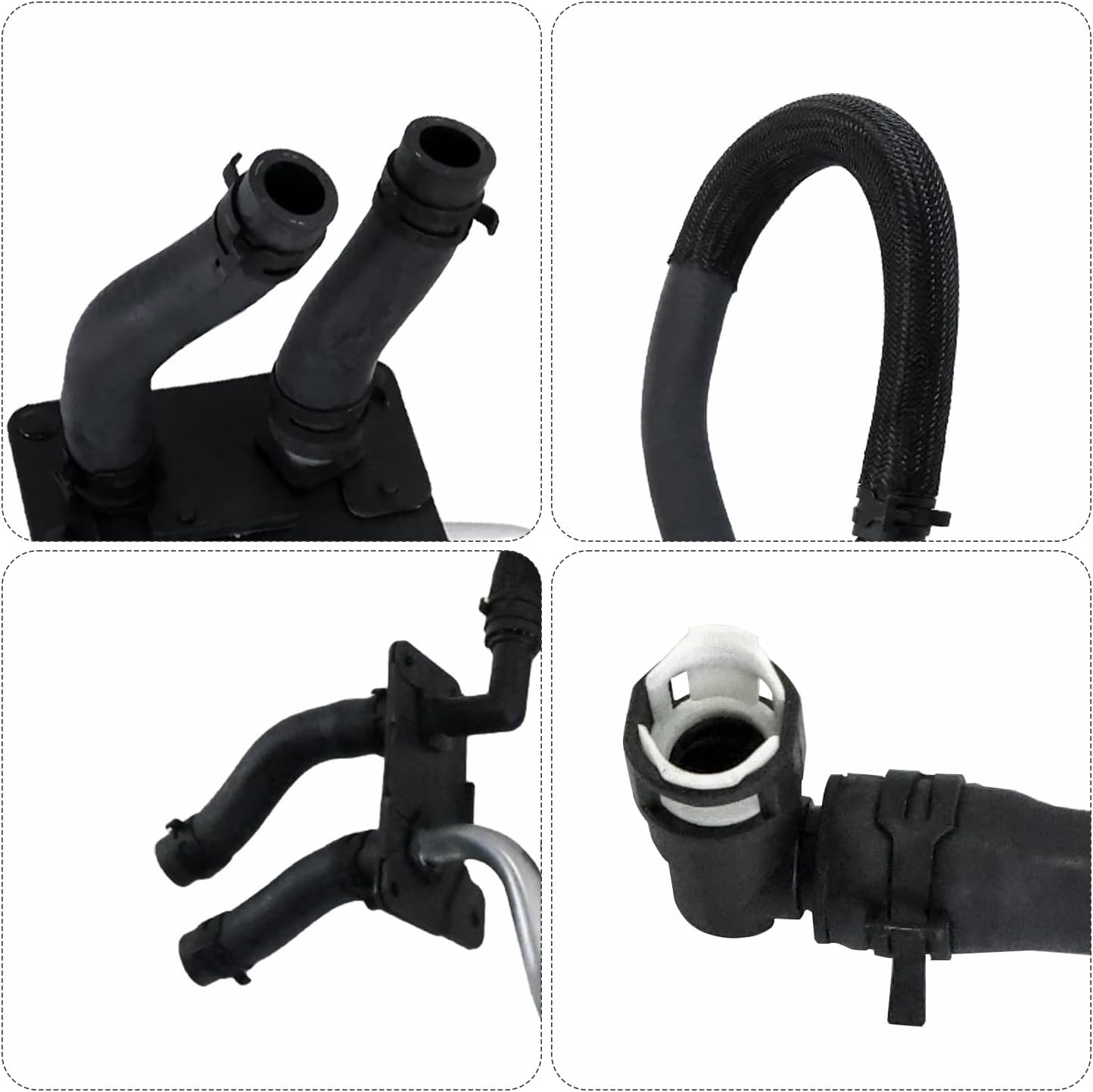 Heater Hose Set Assembly 55038032AK 55038032AE Compatible with Jeep Grand Cherokee 2011-2017 Compatible with Dodge Durango 2011-2014