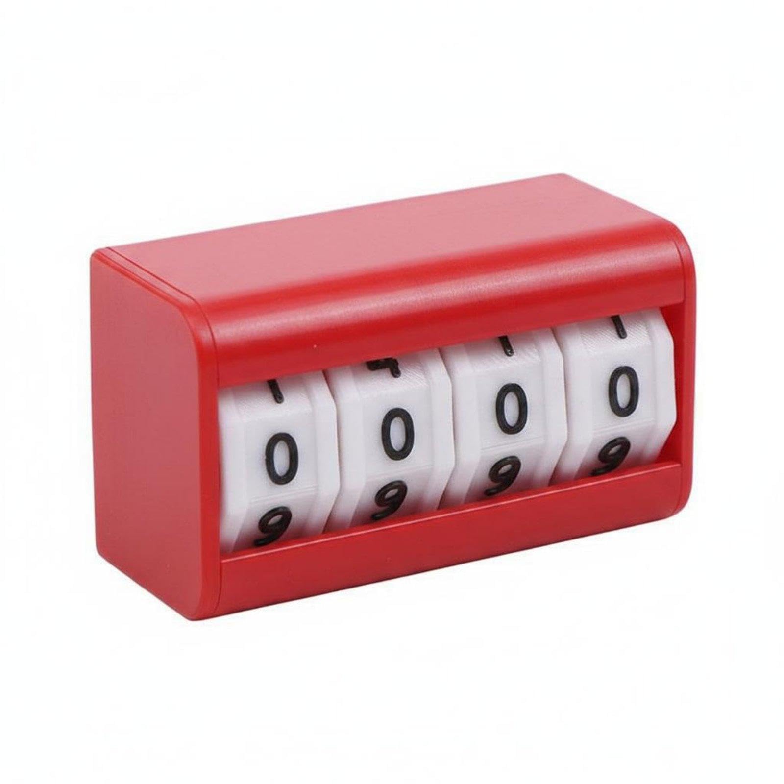 SECRET DESIRE Desktop Number Counter Multi-Use Manual Digit Counter Resettable Counting Tool for Participants, Students, Billiards Table, Board Game Red 4-digit-image-18