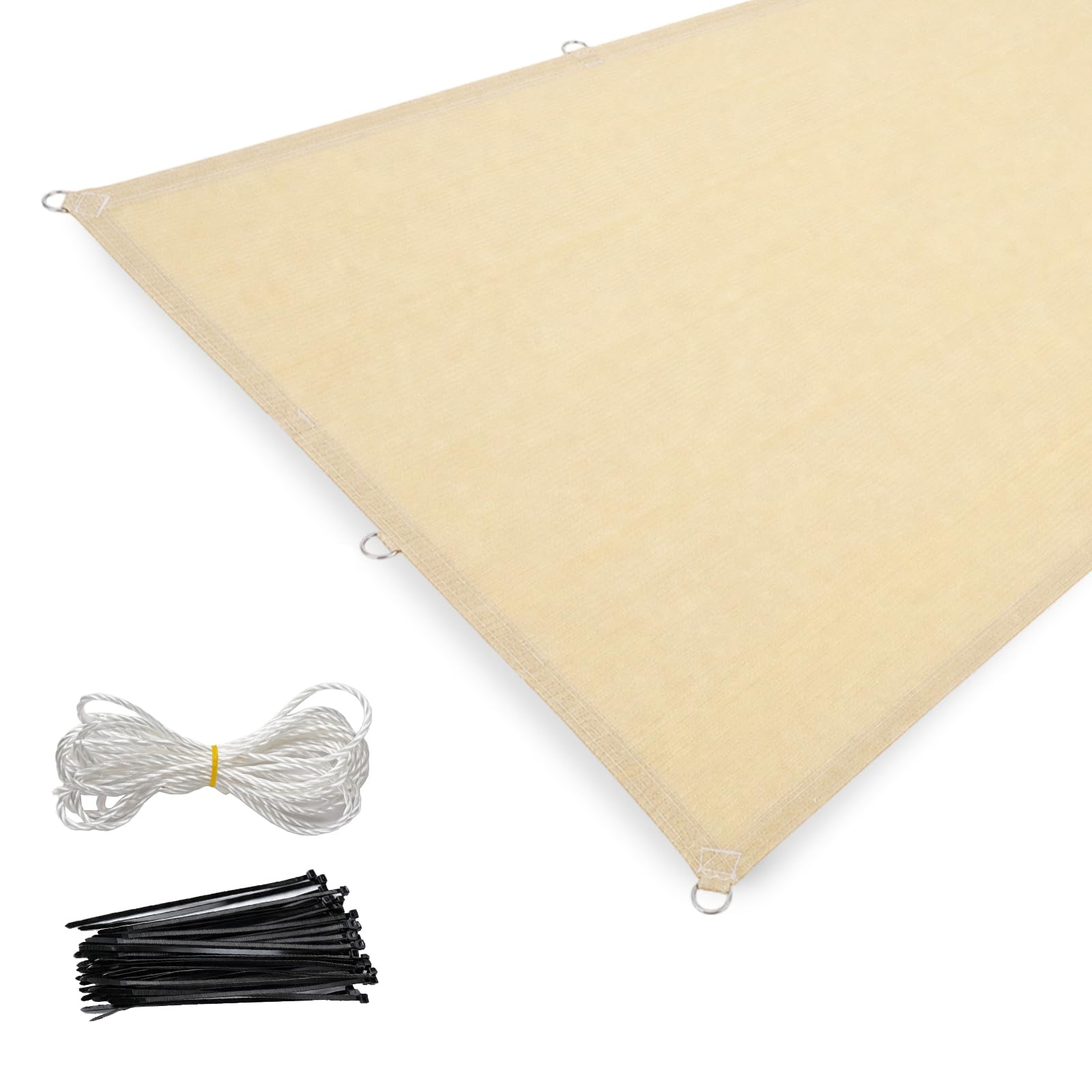 Photo 1 of LAWNGO 8x16 FT Sun Shade Cloth - Beige