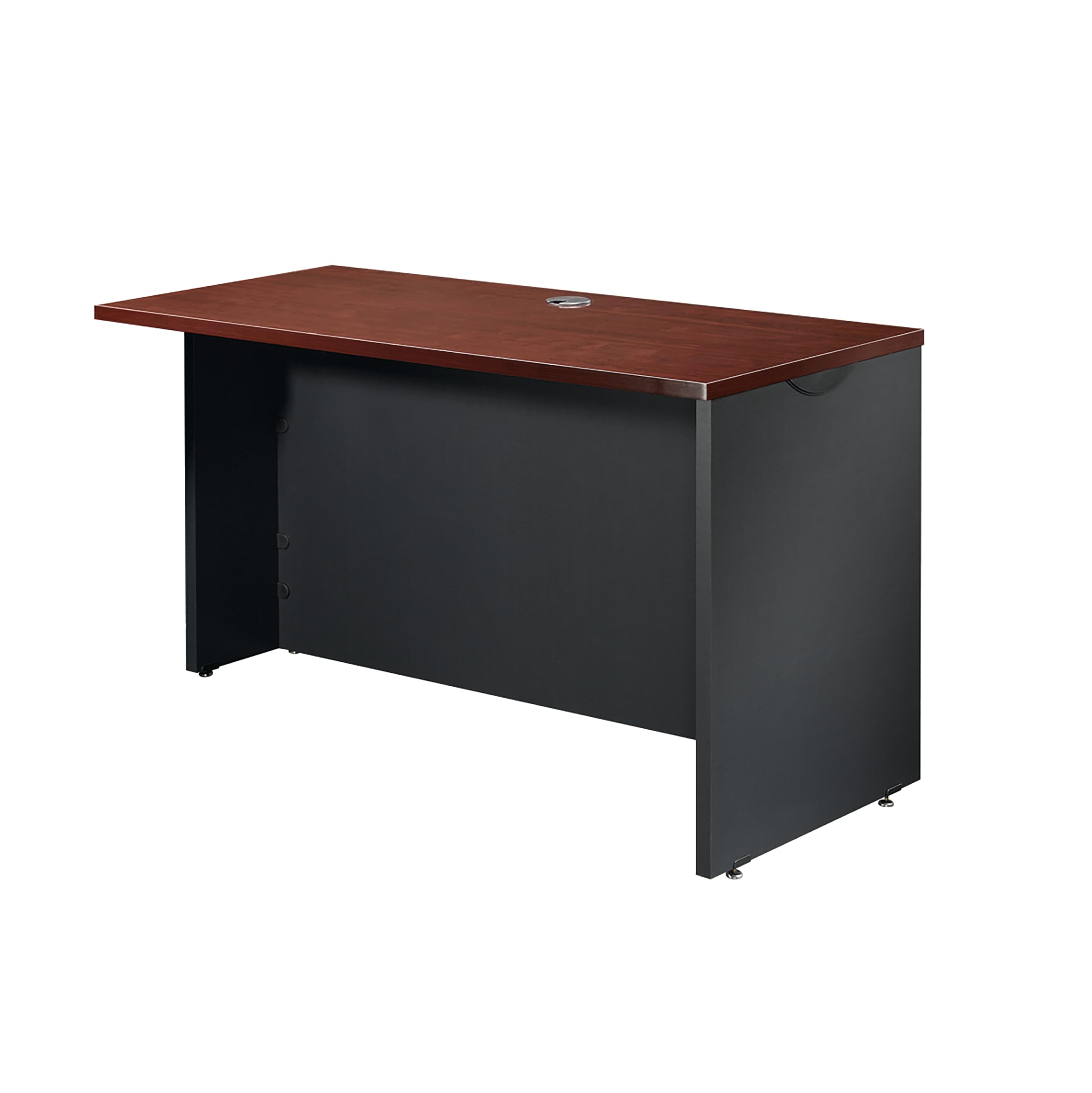 Amazon.com: Sauder Via Executive Office Desk Return, Classic Cherry ...