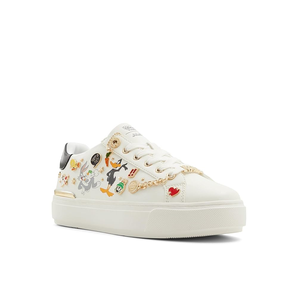【ALDO】Looney Tunesコラボ レースアップ ロートップスニーカー ALDO】Looney Tunesコラボ レースアップ ロートップスニーカー