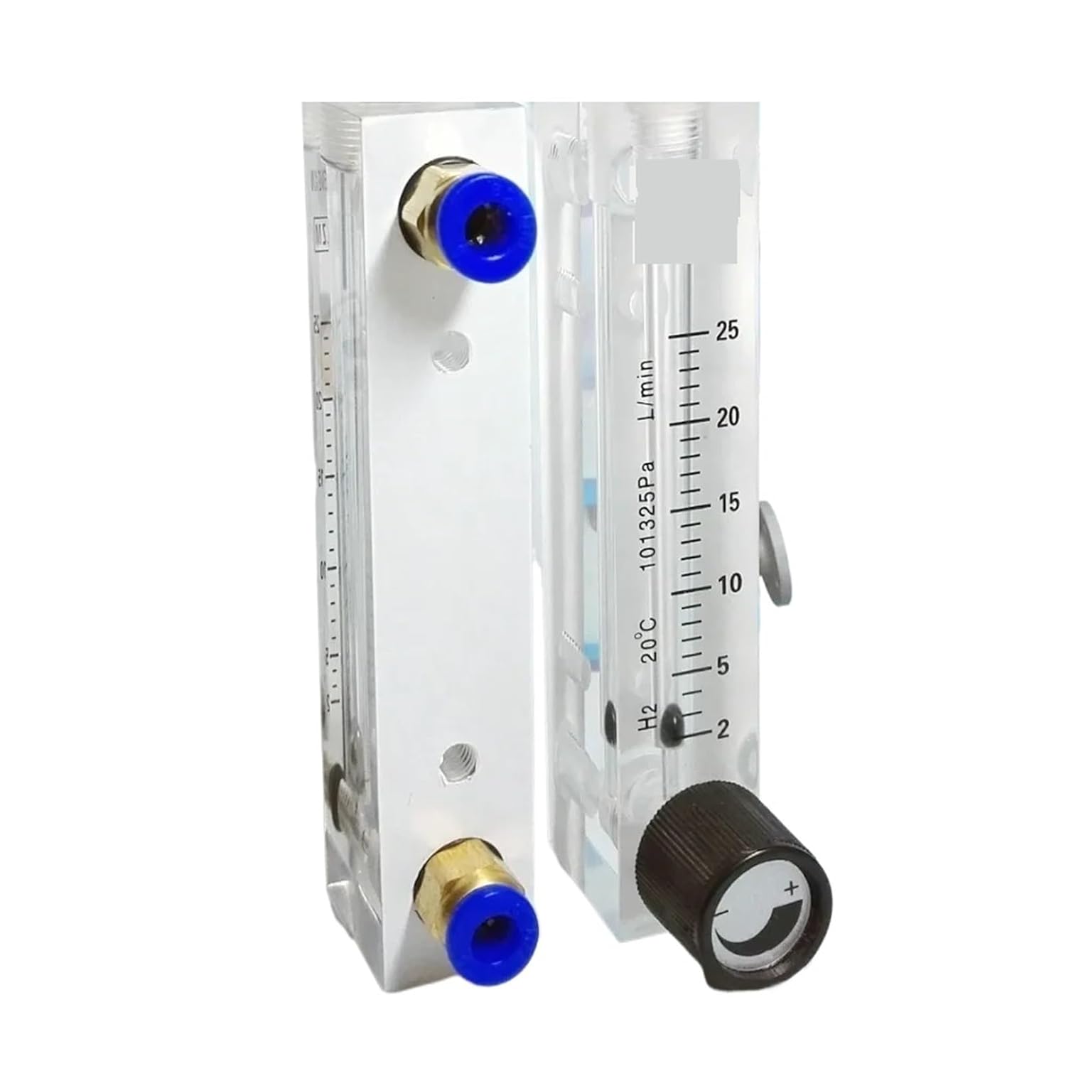 100-1000mL/min 0.3-3 0.5-5 1-10 2-20 2-25L/min LZM-8M H2 Hydrogen Flowmeter Rotameter Adjustbale Valve 6mm Connect(100-1000ml per min)
